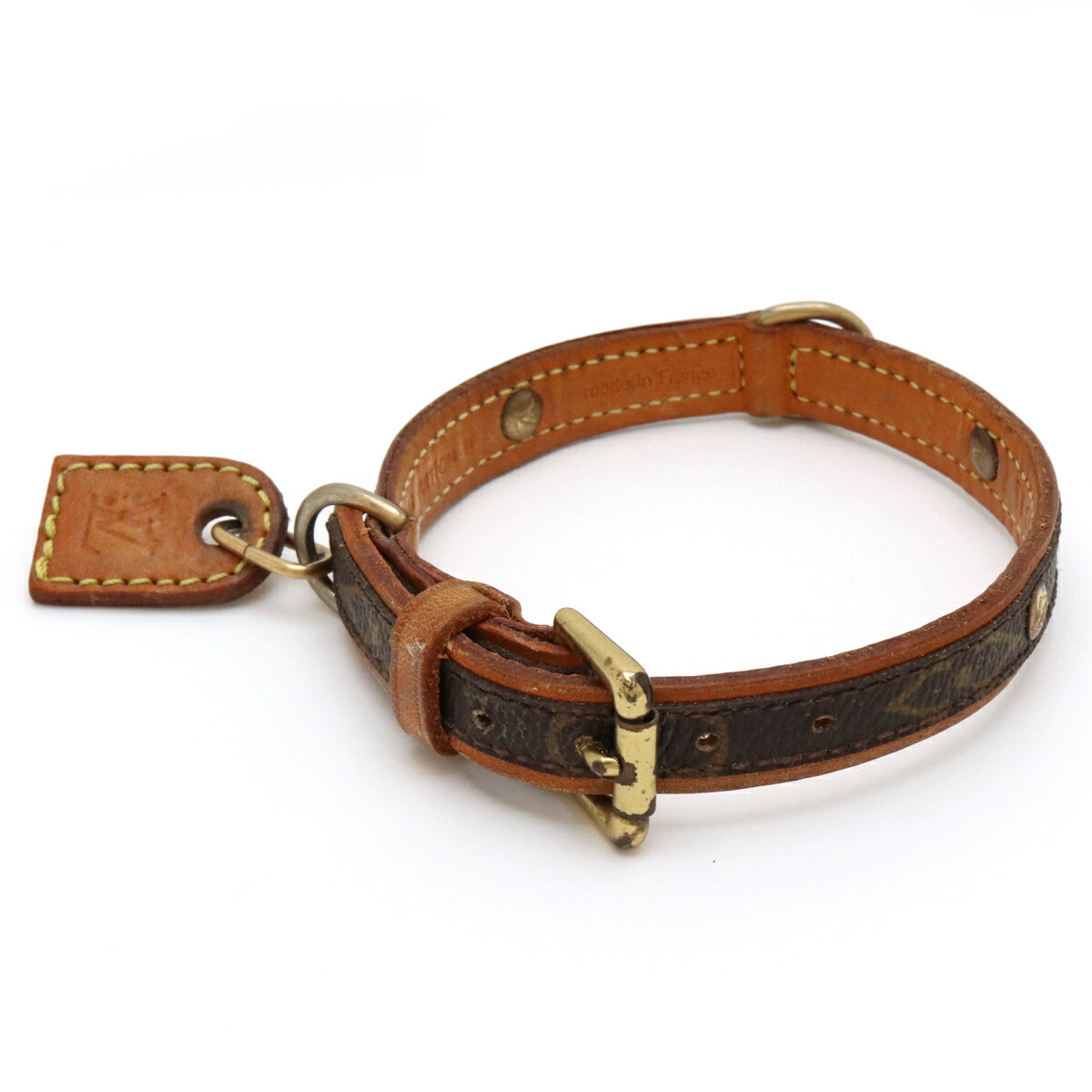 Louis Vuitton ルイ・ヴィトン 大型犬用首輪 モノグラム