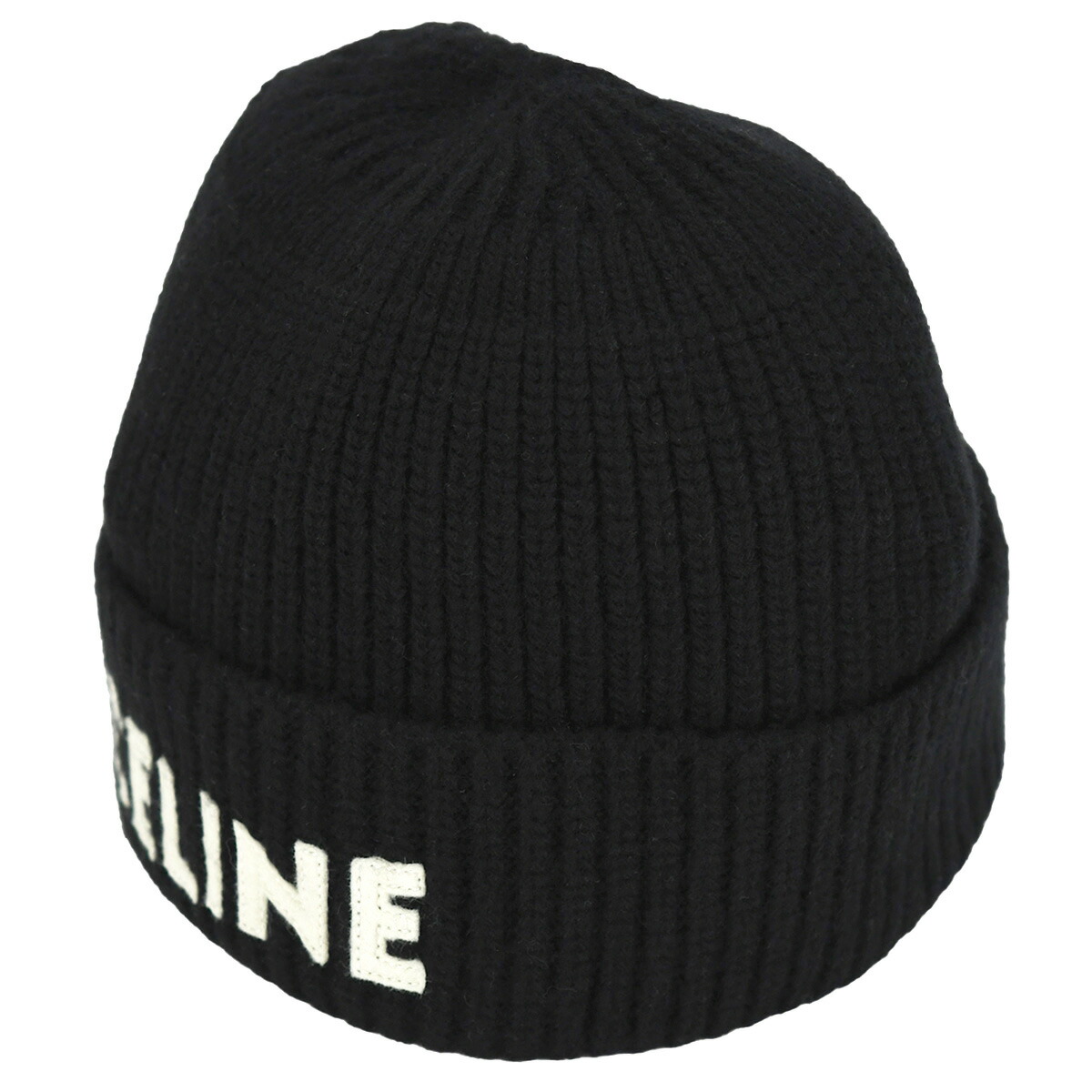 楽天市場】セリーヌ CELINE ロゴ エンブロイダリー ニット帽 ビーニー