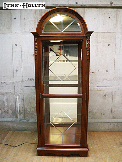 リンホーリン 照明付き 飾り棚 キャビネット キュリオケース