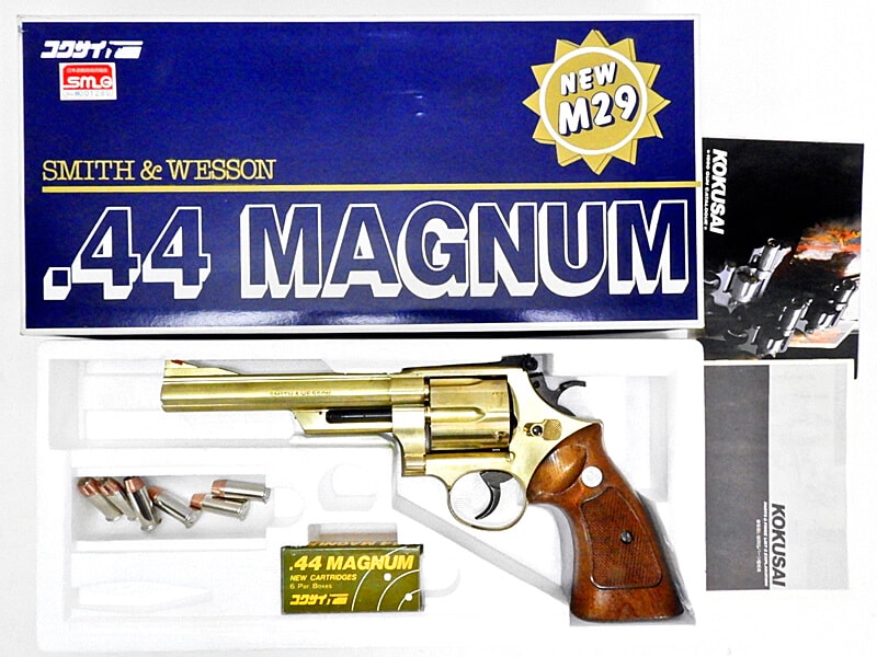コクサイ モデルガン M29 SMG 24K 44マグナム 24金メッキ コクサイ