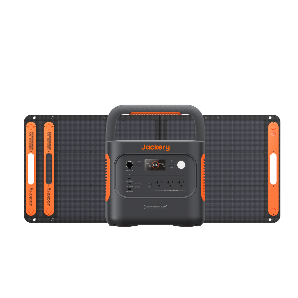 Jackery Solar Generator 2000 New 100W*2枚 ポータブル電源 ソーラー
