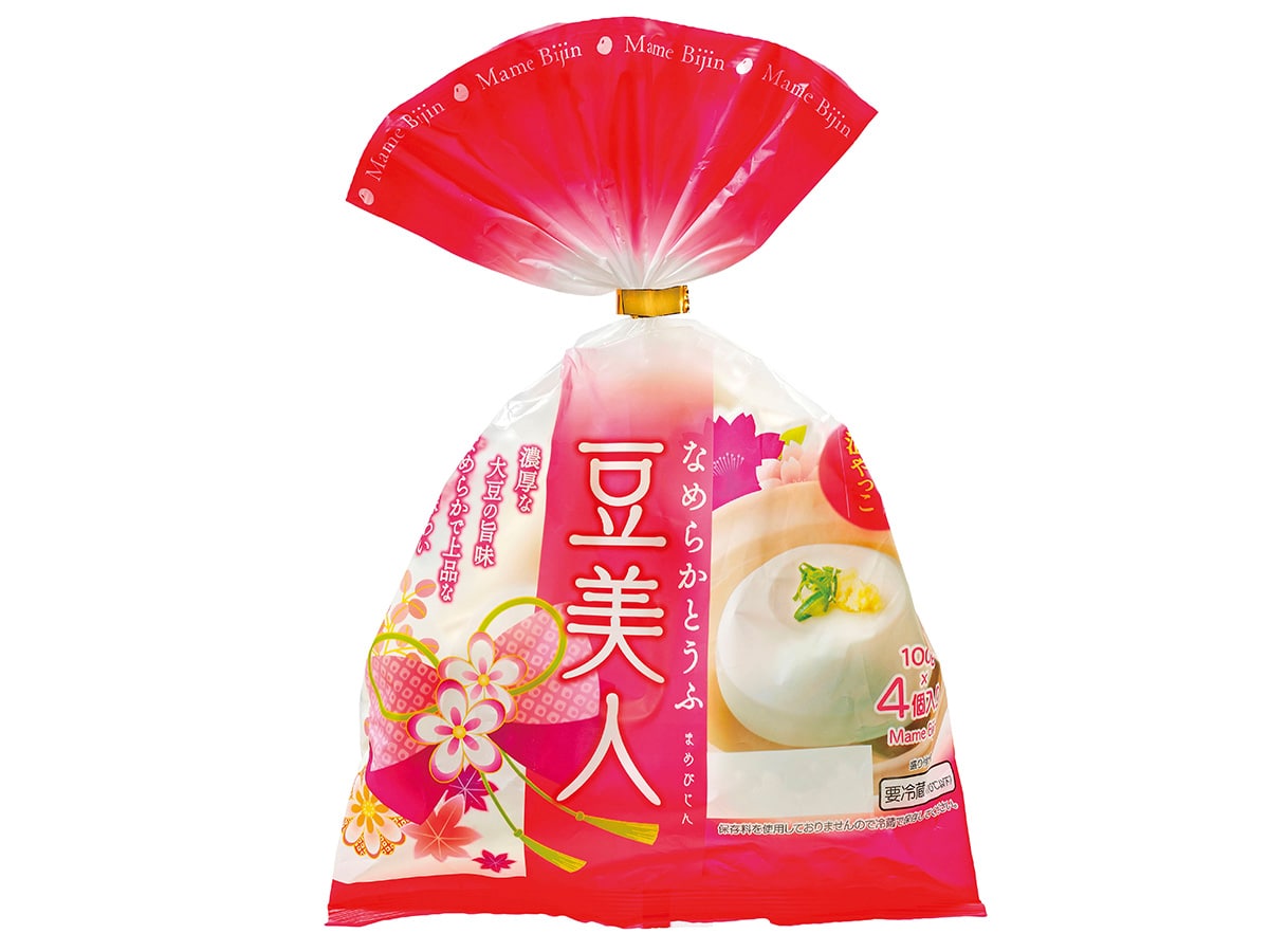 なめらか豆腐 豆美人｜充てん豆腐｜商品紹介｜株式会社ライクスタカギ