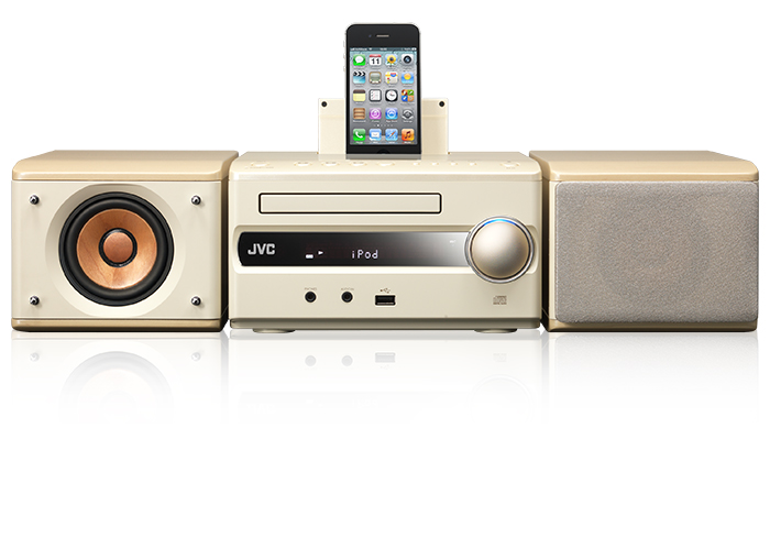 美品】人気・JVC CA-EXS3 ウッドコーン/リモコン コンパクト