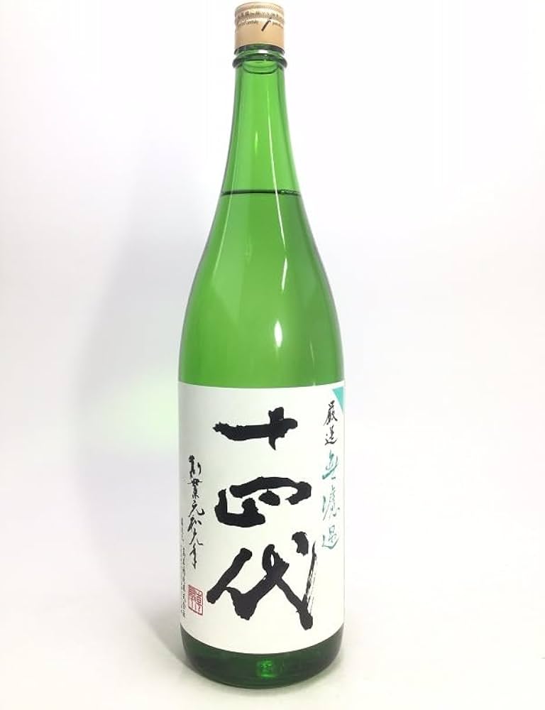 Amazon.co.jp: 十四代 厳選 無濾過 純米吟醸 1800ml : 食品・飲料・お酒
