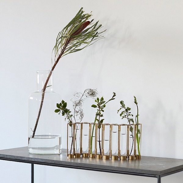 瀬戸内 です 大きな 手吹き ウラン ガラス フラワーベース 瀬戸内 です