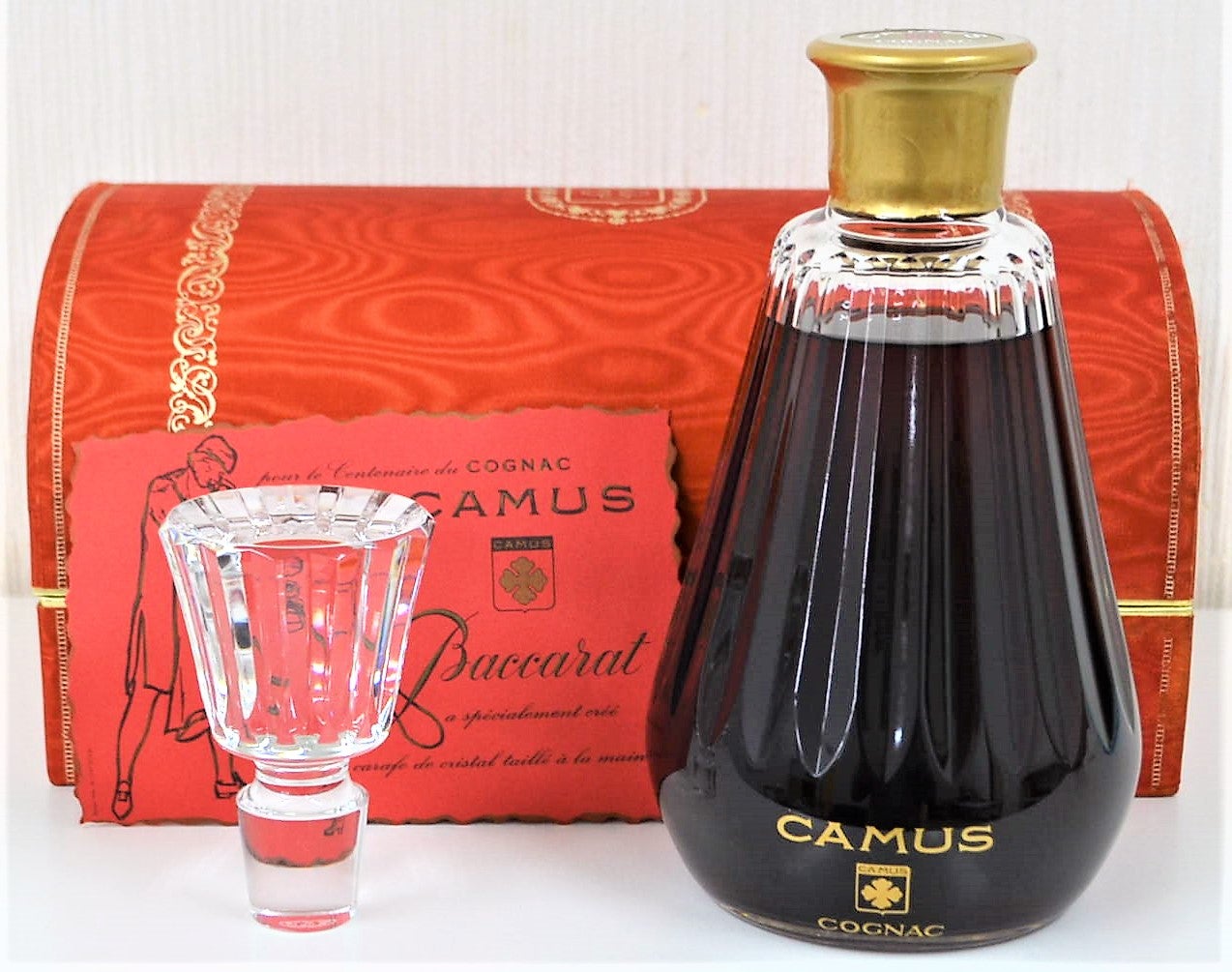 ☆未開栓△CAMUS/カミュ カラフェ バカラ 700ml 箱・替え栓付き☆ 未開封