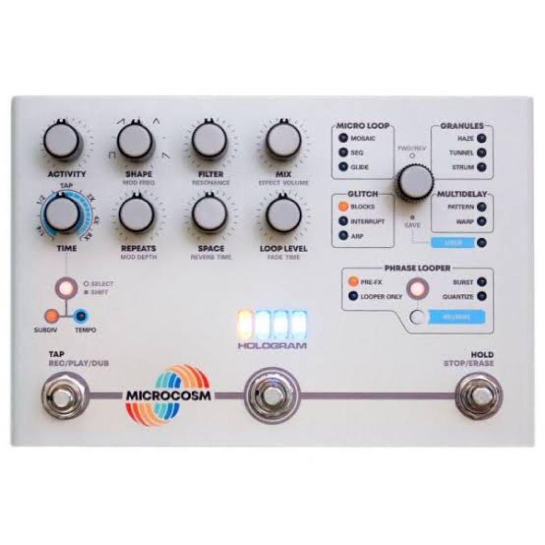 ギター Hologram Electronics Microcosm Microcosm | Granular Looper & Glitch Pedal – Hologram Electronics