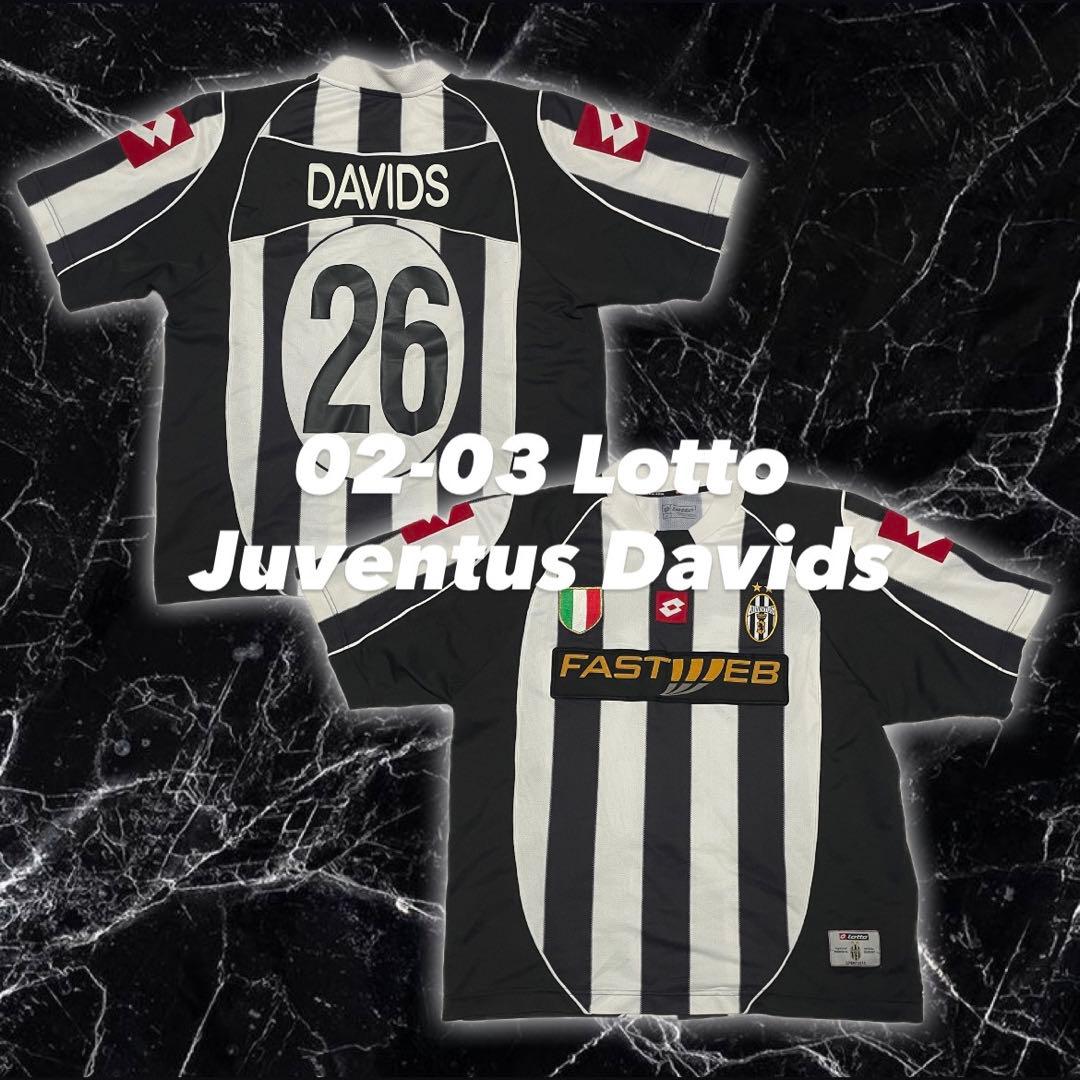 Lotto 製 ユニフォーム ユベントス ダービッツ サッカーゲームシャツ Lotto 製 ユニフォーム ユベントス ダービッツ サッカーゲームシャツ