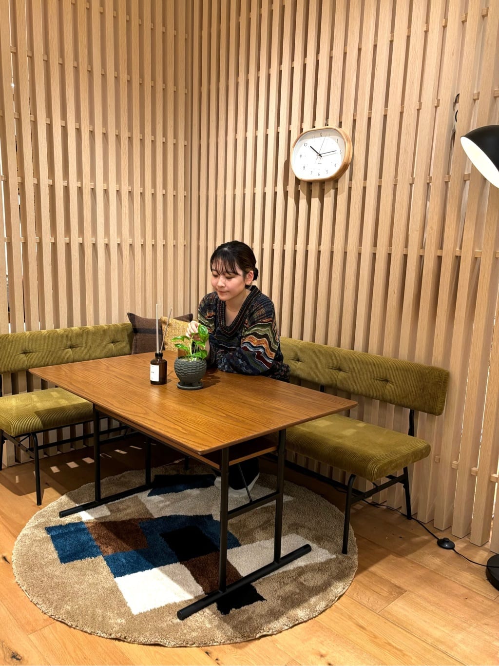 november オリーブ コーデュロイ ベンチ ダイニング 【公式通販】