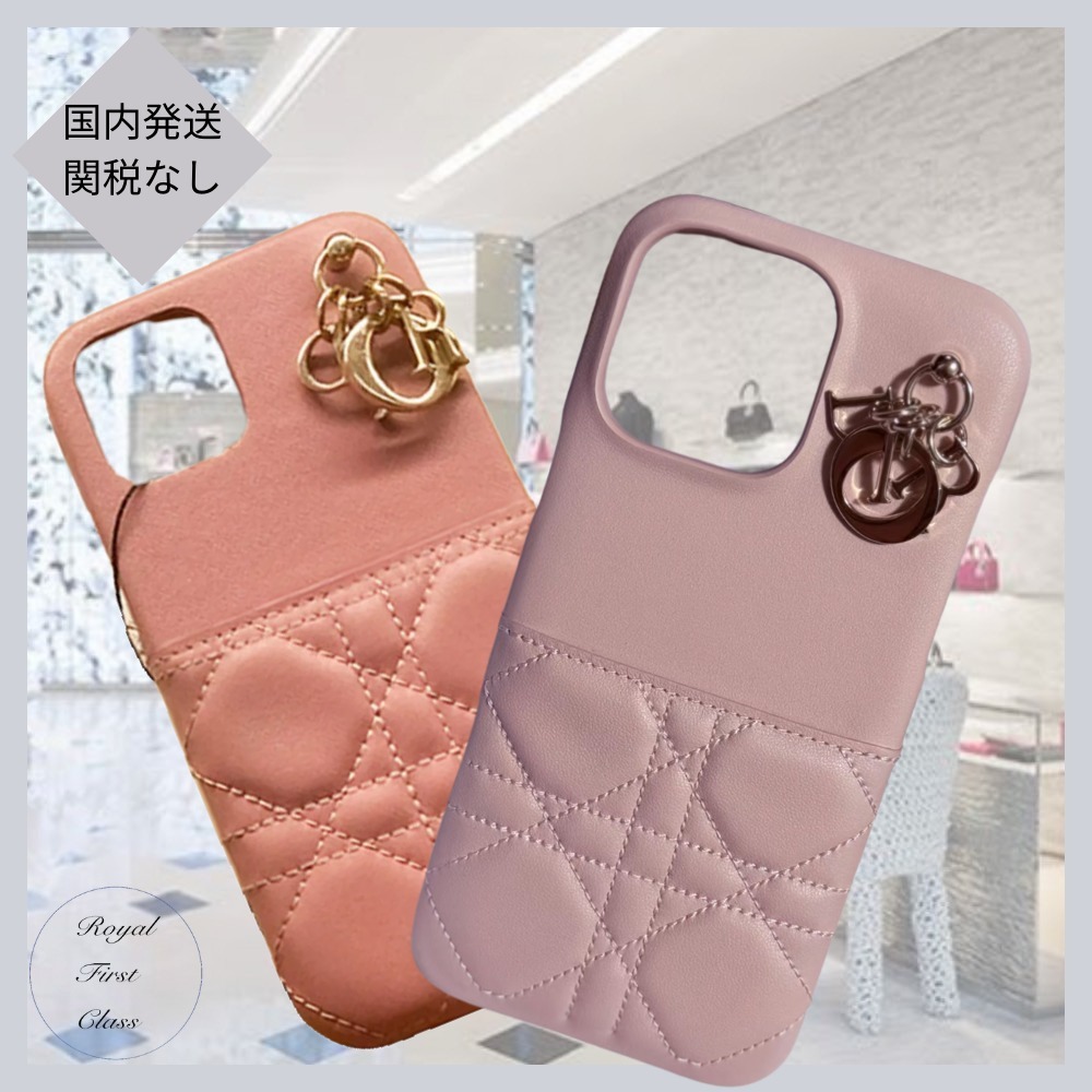 高級感溢れる*DIOR ディオール LADY DIOR iPhone 16 ケース Auth New